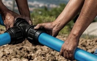 Raccords pour tuyaux en polyéthylène