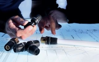 Raccords à compression pour tuyaux en polyéthylène