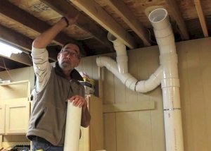 ventilation par bricolage à partir de tuyaux d'égout
