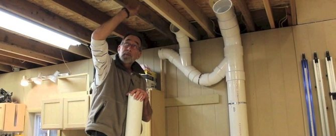 ventilation par bricolage à partir de tuyaux d'égout