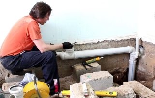 Remplacement des tuyaux d'égout