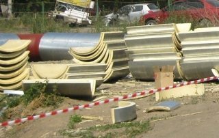 Isolation en feuille pour tuyaux de chauffage