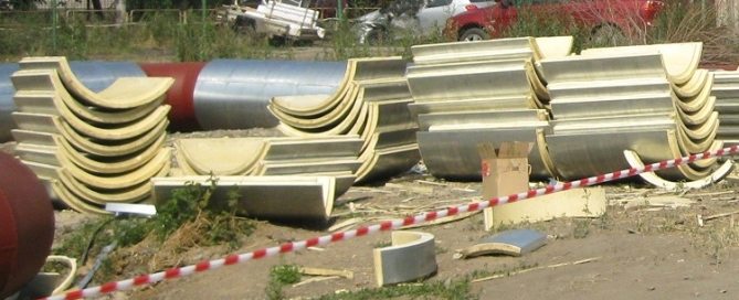 Isolation en feuille pour tuyaux de chauffage