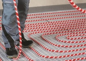 Tuyau pour chauffage au sol en polyéthylène réticulé