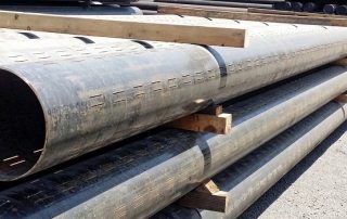 Tuyau en métal perforé