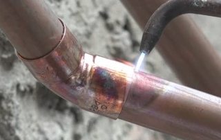 soudure des tubes de climatisation