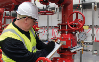 Alimentation en eau d'incendie interne