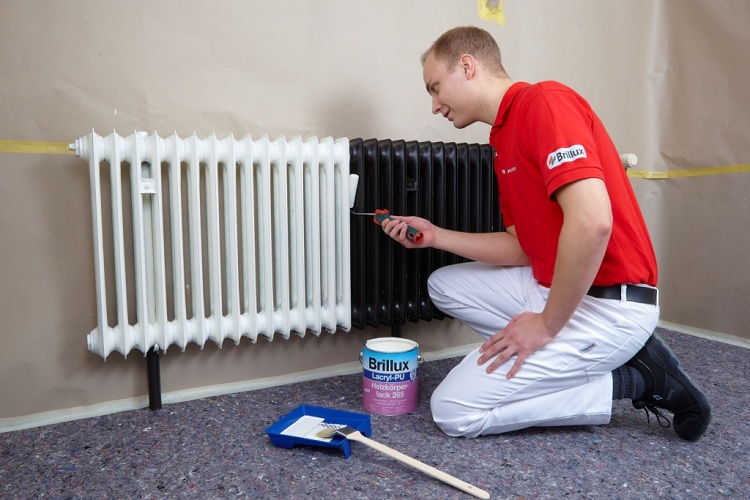 Parmi toute la gamme des colorants, il est préférable de choisir ceux spécialement conçus pour la peinture des batteries Peinture pour radiateurs de chauffage