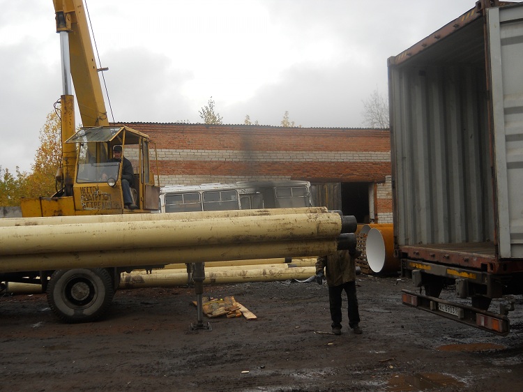 Les tuyaux en isolation minérale sont très lourds, ils nécessitent donc des frais de transport et de chargement Tuyau PPM