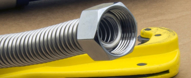 Doublure d'eau flexible en acier inoxydable