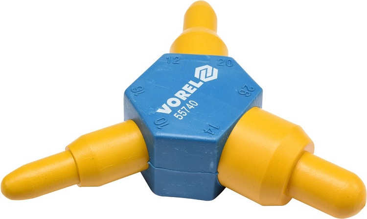 Ces appareils sont fabriqués dans des matériaux différents et peuvent avoir des différences de conception Le calibrateur pour tuyaux en plastique