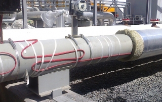 Installation de câble chauffant