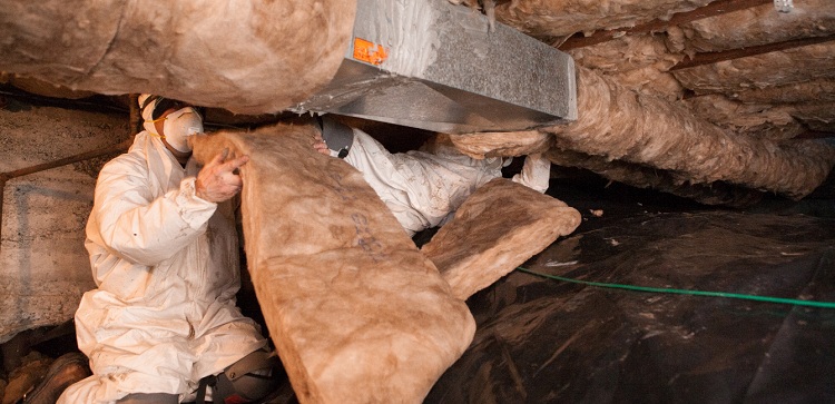 L'isolation des conduits d'air avec de la laine minérale nécessite des précautions de sécurité, car ce matériau peut être nocif pour l'homme Isolation de gaine