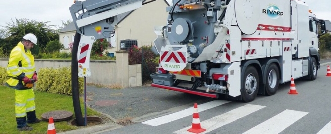 Nettoyage hydrodynamique des égouts