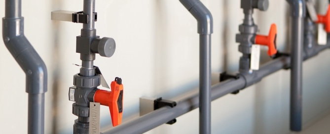 Robinet à boisseau sphérique en polypropylène