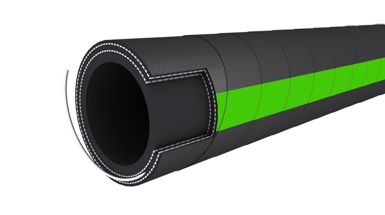 WFD est une construction multicouche, souvent complétée par un renfort en fil métallique Tuyaux haute pression