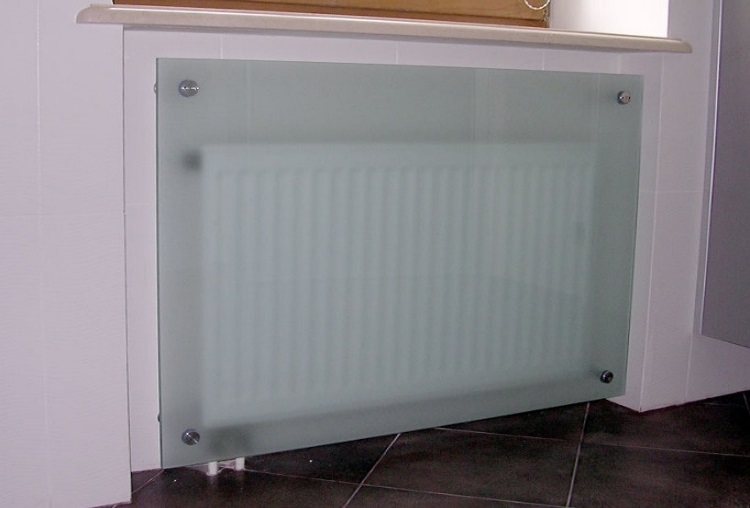 Écran en verre pour radiateur de chauffage Écran pour radiateur